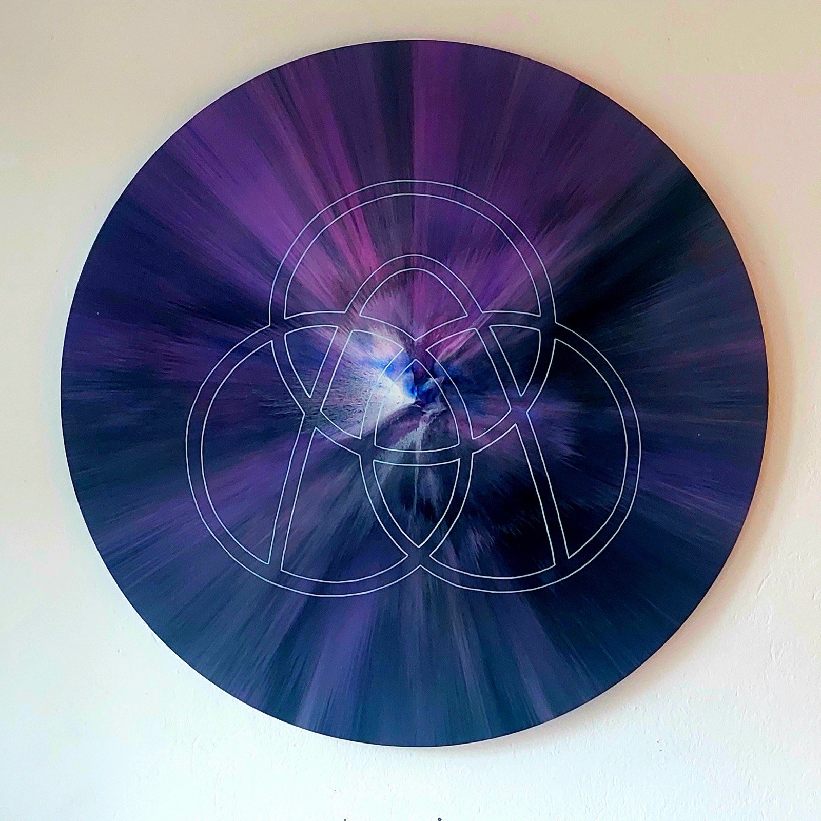 Spin Painting mit Firmenlogo