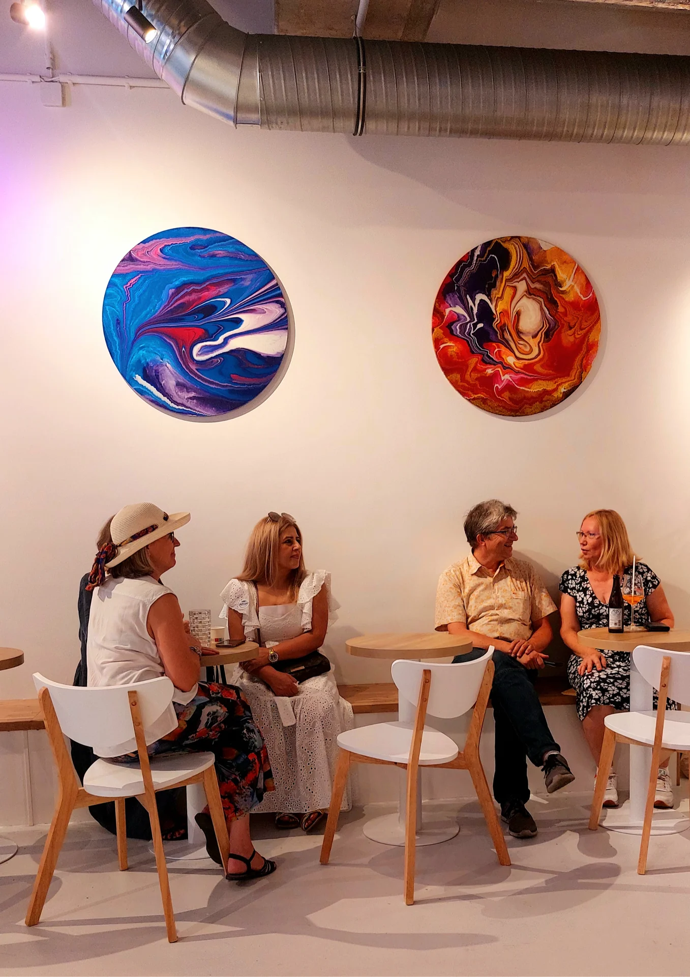 Spin Painting im Privatworkshop