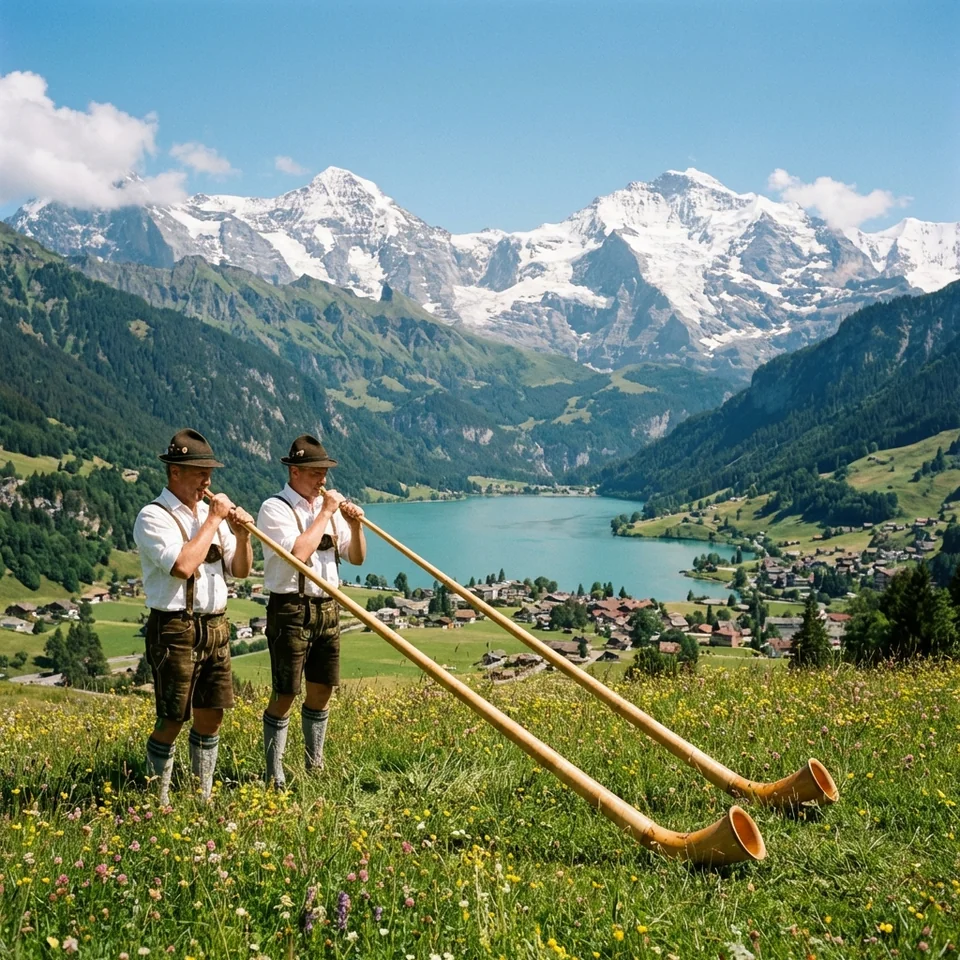 Schweiz: mobiles Spin Painting Studio
