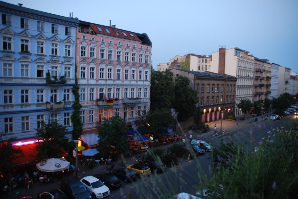 Abendstimmung in der Oderberger Straße