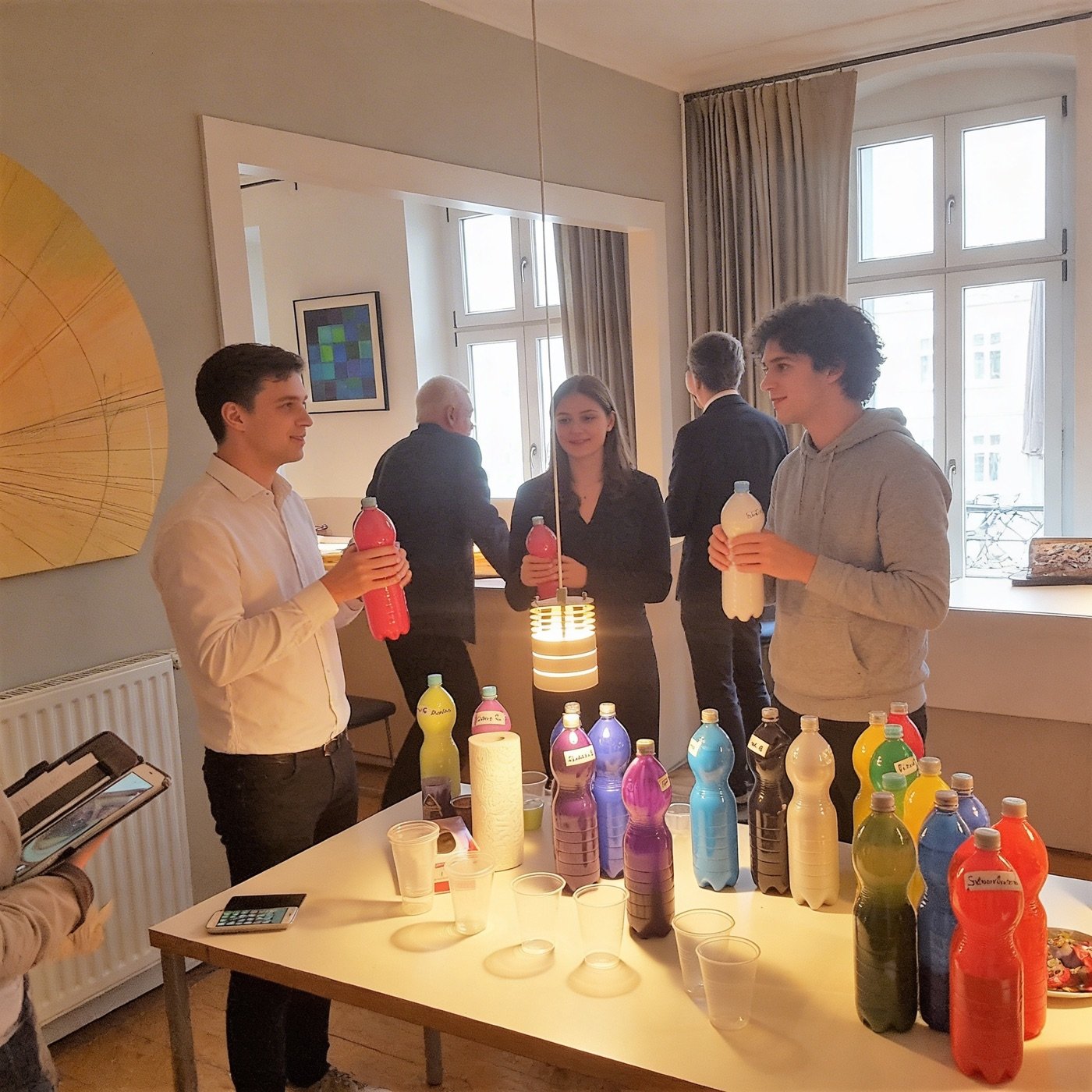 Team event: spin painting at the studio